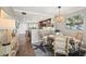 Casual dining area with a view into the kitchen at 9525 Blind Pass Rd # 507, St Pete Beach, FL 33706