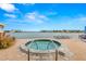 Relaxing hot tub overlooking waterfront at 9525 Blind Pass Rd # 507, St Pete Beach, FL 33706