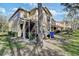 Backyard showcasing an outdoor patio and serene landscaping at 10601 Shady Falls Ct, Riverview, FL 33578