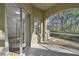 Private screened porch overlooks backyard and wooded area at 10883 Dragonwood Dr, Tampa, FL 33647