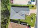Top-down view of a house with gray roof in a neighborhood at 11411 Turtle Dove Pl, New Port Richey, FL 34654