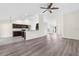 Open kitchen with stainless steel appliances and an island at 12332 Harris Hawk Rd, Weeki Wachee, FL 34614