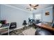 Bright home office features a desk, chair, and ample workspace at 1266 Everglades Ave, Clearwater, FL 33764