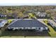 Aerial view of home from rear, showing backyard at 1312 Leland Dr # 61, Sun City Center, FL 33573