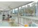 Spacious sunroom with a view and plenty of natural light at 147 Bluff View Dr # 106, Belleair Bluffs, FL 33770