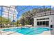 Relaxing pool and spa with lake view at 15612 Cochester Rd, Tampa, FL 33647