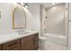 Stylish bathroom featuring a soaking tub and updated fixtures at 2218 S Occident St, Tampa, FL 33629