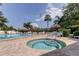 Relaxing community hot tub and pool area at 2614 Cove Cay Dr # 409, Clearwater, FL 33760