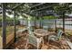 Relaxing backyard seating area under a pergola at 2883 16Th Ave N, St Petersburg, FL 33713