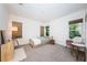 Cozy bedroom with neutral decor, ample natural light, and plush carpeting at 2883 16Th Ave N, St Petersburg, FL 33713