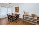 Charming dining area with a live-edge wood table and modern chairs at 2883 16Th Ave N, St Petersburg, FL 33713