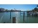 Private dock with access to the water at 31 Leeward Is, Clearwater Beach, FL 33767