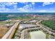 Home's location shown in a wide aerial view of the neighborhood at 3278 Woodland Brook Way, Wesley Chapel, FL 33543