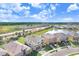 Community view showcasing several houses near a lake at 3278 Woodland Brook Way, Wesley Chapel, FL 33543