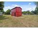 Another exterior view of the red house at 38250 13Th Ave, Zephyrhills, FL 33542