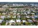 Wide aerial view showing home's location in a residential neighborhood at 4000 40Th S St, St Petersburg, FL 33711