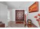 Entryway with wood flooring and double doors at 4000 40Th S St, St Petersburg, FL 33711