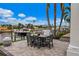 Outdoor patio with seating area, overlooking the canal, perfect for entertaining at 4687 Alisa Ne Cir, St Petersburg, FL 33703