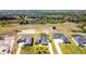 Aerial view of houses and landscape at 5226 Lake Venice Dr, Wimauma, FL 33598