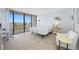 Bedroom with ocean view and adjustable bed at 5396 Gulf Blvd # 605, St Pete Beach, FL 33706