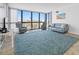 Spacious living room with ocean view and plush seating at 5396 Gulf Blvd # 605, St Pete Beach, FL 33706