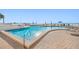 Inviting community pool area with oceanfront views at 5396 Gulf Blvd # 605, St Pete Beach, FL 33706