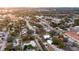Wide aerial view of the property and surrounding area at 5980 Central Ave, New Port Richey, FL 34653