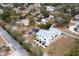 Property's aerial view showing its location in a quiet neighborhood at 5980 Central Ave, New Port Richey, FL 34653