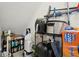 Organized storage area with shelves, supplies, and household equipment at 6324 Camino Dr, Apollo Beach, FL 33572
