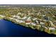 High-level aerial view showing the property's location within the community at 7240 E Bank Dr # 204, Tampa, FL 33617
