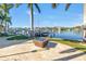 Relaxing fire pit area perfect for outdoor entertaining at 751 34Th Ne Ave, St Petersburg, FL 33704