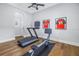 Well-equipped home gym featuring treadmill and rowing machine at 751 34Th Ne Ave, St Petersburg, FL 33704