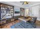 Spacious home office with hardwood floors and built-in shelving at 751 34Th Ne Ave, St Petersburg, FL 33704