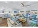 Spacious living area with hardwood floors and water views at 751 34Th Ne Ave, St Petersburg, FL 33704