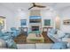 Light-filled living area with comfortable seating and hardwood floors at 751 34Th Ne Ave, St Petersburg, FL 33704