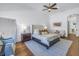 Spacious main bedroom with sitting area and hardwood floors at 751 34Th Ne Ave, St Petersburg, FL 33704