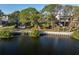 Private backyard oasis with deck overlooking the water at 978 San Carlos Ne Ct, St Petersburg, FL 33702