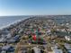 Wide aerial view of the property and surrounding neighborhood at 104 159Th Ave, Redington Beach, FL 33708