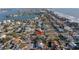 Wide aerial view of the property and surrounding neighborhood at 104 159Th Ave, Redington Beach, FL 33708