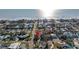 Wide aerial view of the property and surrounding neighborhood at 104 159Th Ave, Redington Beach, FL 33708