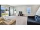 Living room with couches, carpet, and view of backyard at 10711 Old Sycamore Loop, Land O Lakes, FL 34638