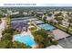 Aerial view of Bardmoor Golf & Tennis Club amenities at 1401 Cordova Grn, Seminole, FL 33777