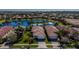 Aerial view showcasing home's location and community at 15731 Crystal Waters Dr, Wimauma, FL 33598