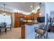 Kitchen with stainless steel appliances and granite countertops at 15731 Crystal Waters Dr, Wimauma, FL 33598