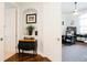 Bright and spacious home office with built-in shelving at 1655 Canopy Oaks Blvd, Palm Harbor, FL 34683