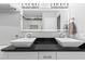 Modern bathroom with double vanity and spacious shower at 17706 1St E St, Redington Shores, FL 33708