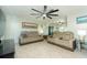 Spacious living room featuring comfortable seating and tile floors at 2109 Elmwood Ct, Plant City, FL 33563