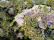 Aerial view of condo building with a tree in the foreground and parking lot at 2912 Star Apple Ct, Palm Harbor, FL 34684