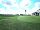 Well-maintained putting green with palm trees at 29242 Caddyshack Ln, San Antonio, FL 33576