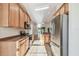 View of kitchen with stainless steel appliances at 2932 Tanglewylde Dr, Land O Lakes, FL 34638